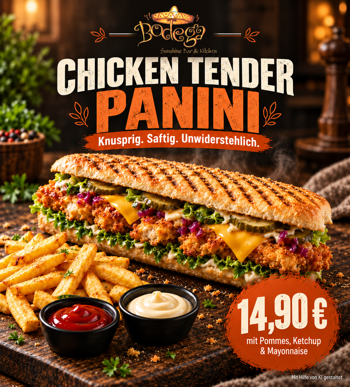 Chicken Tender Panini